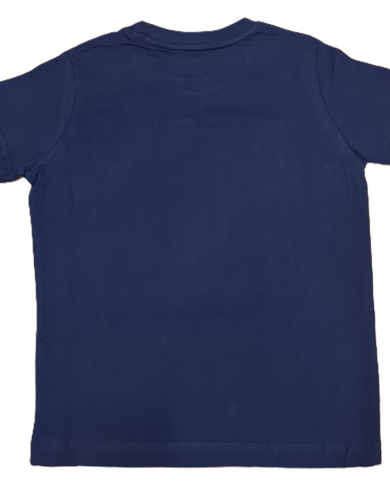 Εφηβική Μπλούζα T-Shirt με Τύπωμα Boat Αγόρι (6-16) -Ίντιγκο- 13-225022-5