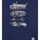 Εφηβική Μπλούζα T-Shirt με Τύπωμα Boat Αγόρι (6-16) -Ίντιγκο- 13-225022-5