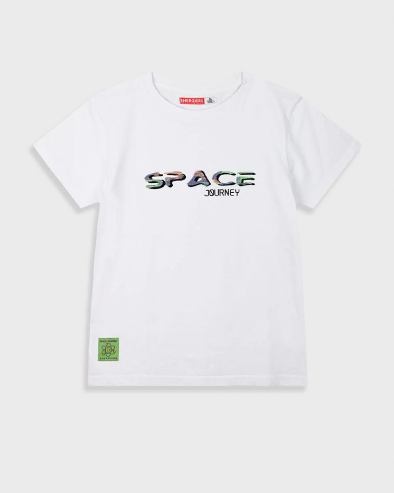 Εφηβική T-Shirt Μπλούζα με Τύπωμα Space Αγόρι (6-16) -Λευκό- 13-225024-5
