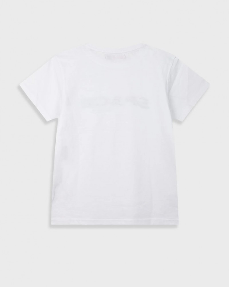 Εφηβική T-Shirt Μπλούζα με Τύπωμα Space Αγόρι (6-16) -Λευκό- 13-225024-5