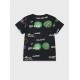 Εφηβική Μπλούζα T-Shirt με Τύπωμα Aliens Space Αγόρι (6-16) -Μαύρο- 13-225026-5