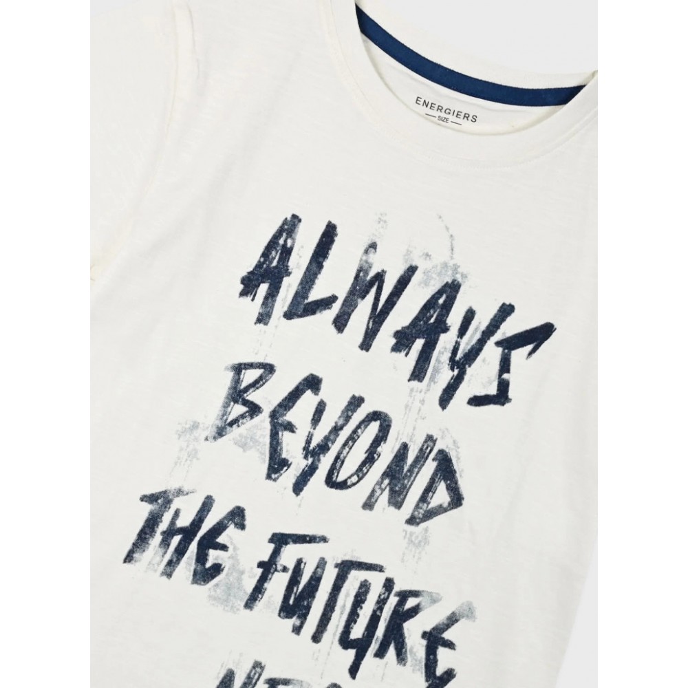 Εφηβική T-Shirt Μπλούζα με Τύπωμα Graffiti Street Αγόρι (6-16) -Εκρού- 13-225031-5