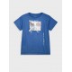 Εφηβική Μπλούζα T-Shirt με Τύπωμα Modern Αγόρι (6-16) -Ίντιγκο- 13-225032-5