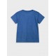 Εφηβική Μπλούζα T-Shirt με Τύπωμα Modern Αγόρι (6-16) -Ίντιγκο- 13-225032-5