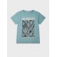 Εφηβική T-Shirt Μπλούζα με Τύπωμα L.A Αγόρι (6-16) -Πράσινο της Ερήμου- 13-225036-5