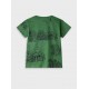 Εφηβική T-Shirt Μπλούζα με Allover Τύπωμα Αγόρι (6-16) -Πράσινο της Ερήμου- 13-225037-5