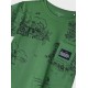 Εφηβική T-Shirt Μπλούζα με Allover Τύπωμα Αγόρι (6-16) -Πράσινο της Ερήμου- 13-225037-5