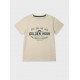 Εφηβική T-Shirt Μπλούζα με Τύπωμα Golden Hour Αγόρι (6-16) -Βανίλια- 13-225038-5