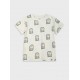 Εφηβική T-Shirt Μπλούζα με Τύπωμα Έρημος Αγόρι (6-16) -Κρεμ- 13-225048-5