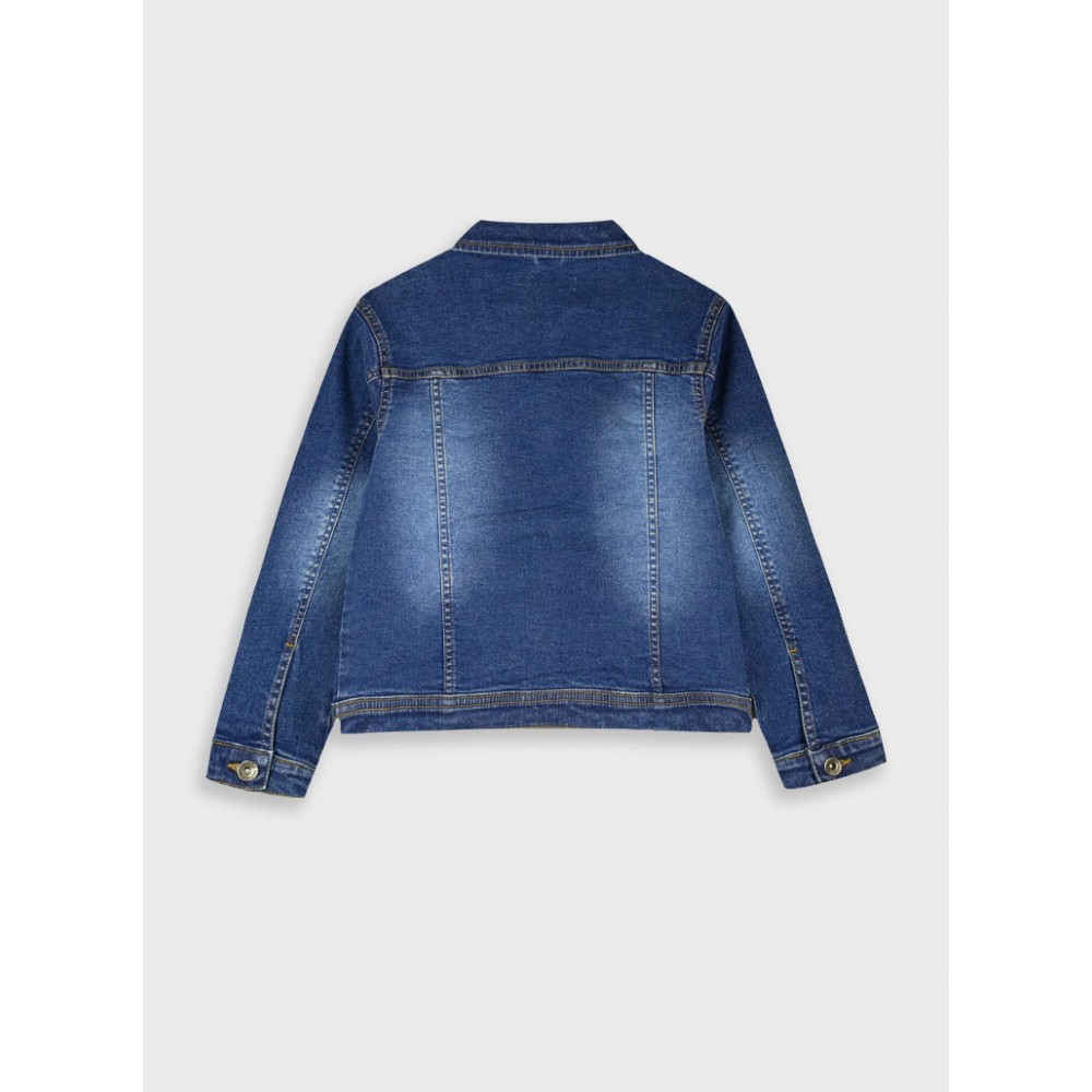 Εφηβικό Τζιν Μπουφάν Ανοιξιάτικο Denim Jacket Jean Αγόρι (6-16) -Μπλε Τζην- 13-226005-1