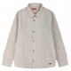 Εφηβικό Πουκάμισο με Ρίγα Αγόρι (6-16) -Μπεζ- 13-226010-4