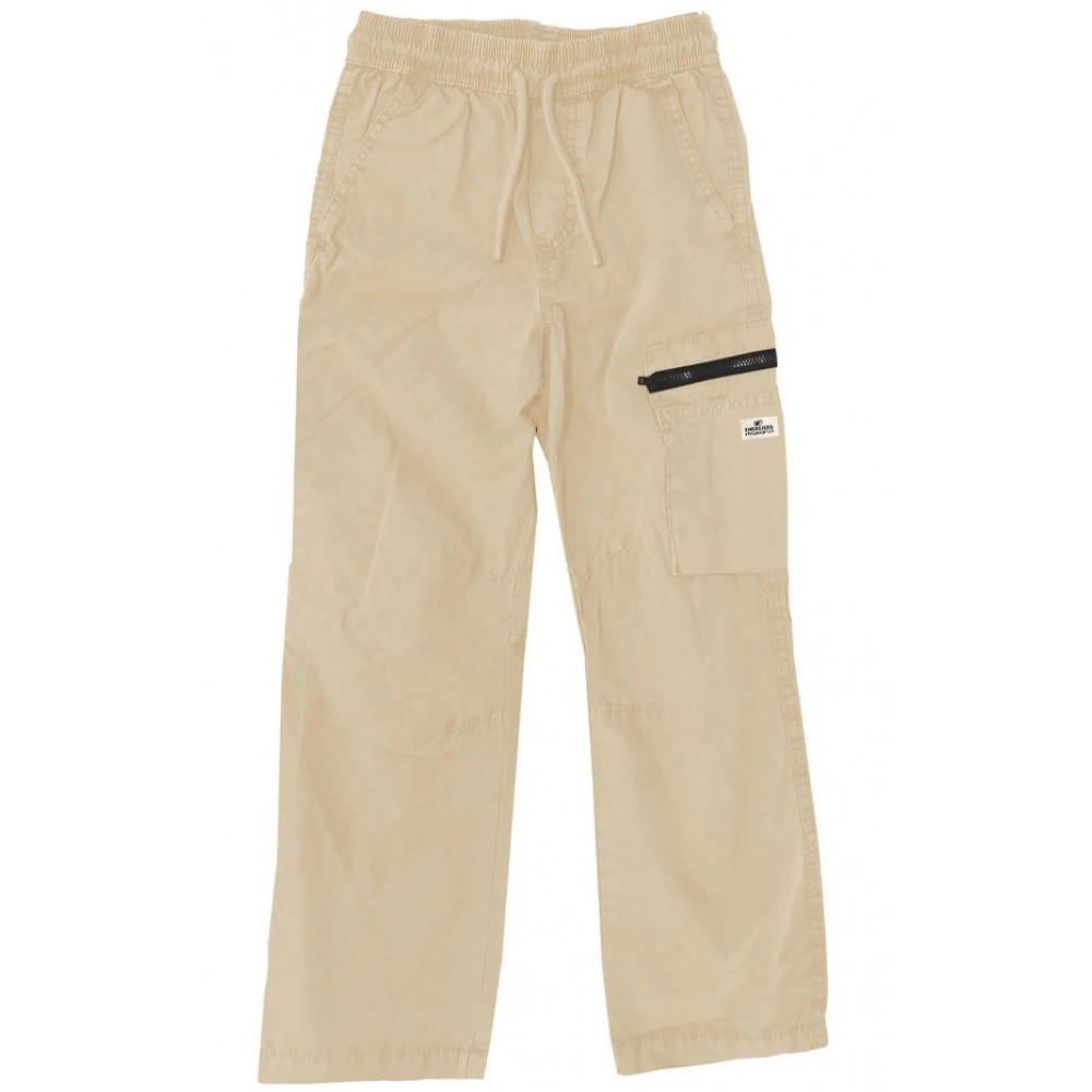 Εφηβικό Παντελόνι Cargo Υφασμάτινο με Λάστιχο Αγόρι (6-16) –Μπεζ– 13-226011-2