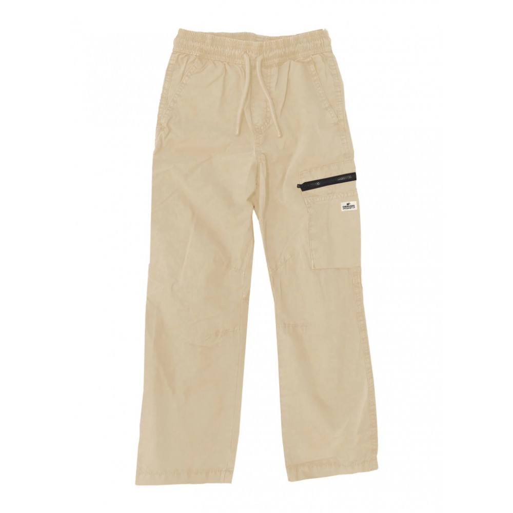 Εφηβικό Παντελόνι Cargo Υφασμάτινο με Λάστιχο Αγόρι (6-16) –Μπεζ– 13-226011-2