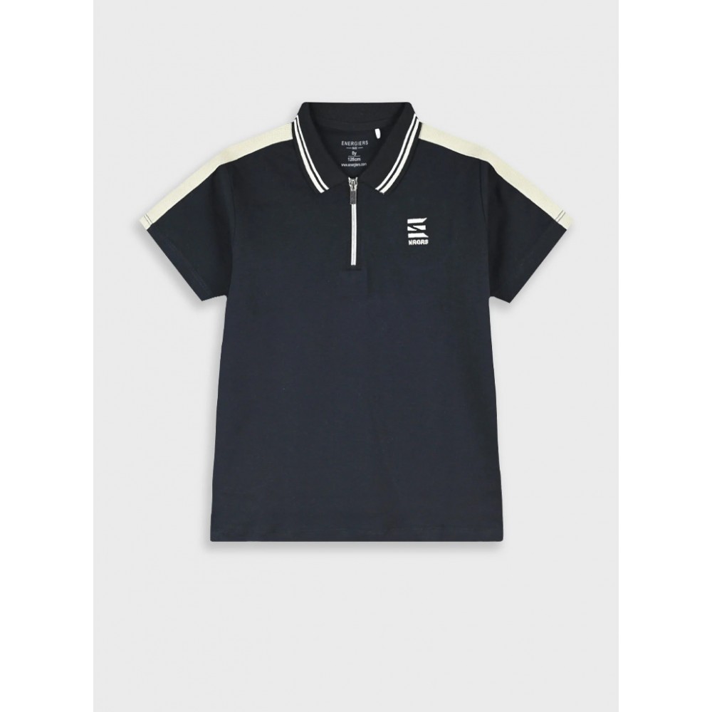 Εφηβική Μπλούζα Polo Πικέ Αγόρι (6-16) -Μαύρο- 13-226017-5