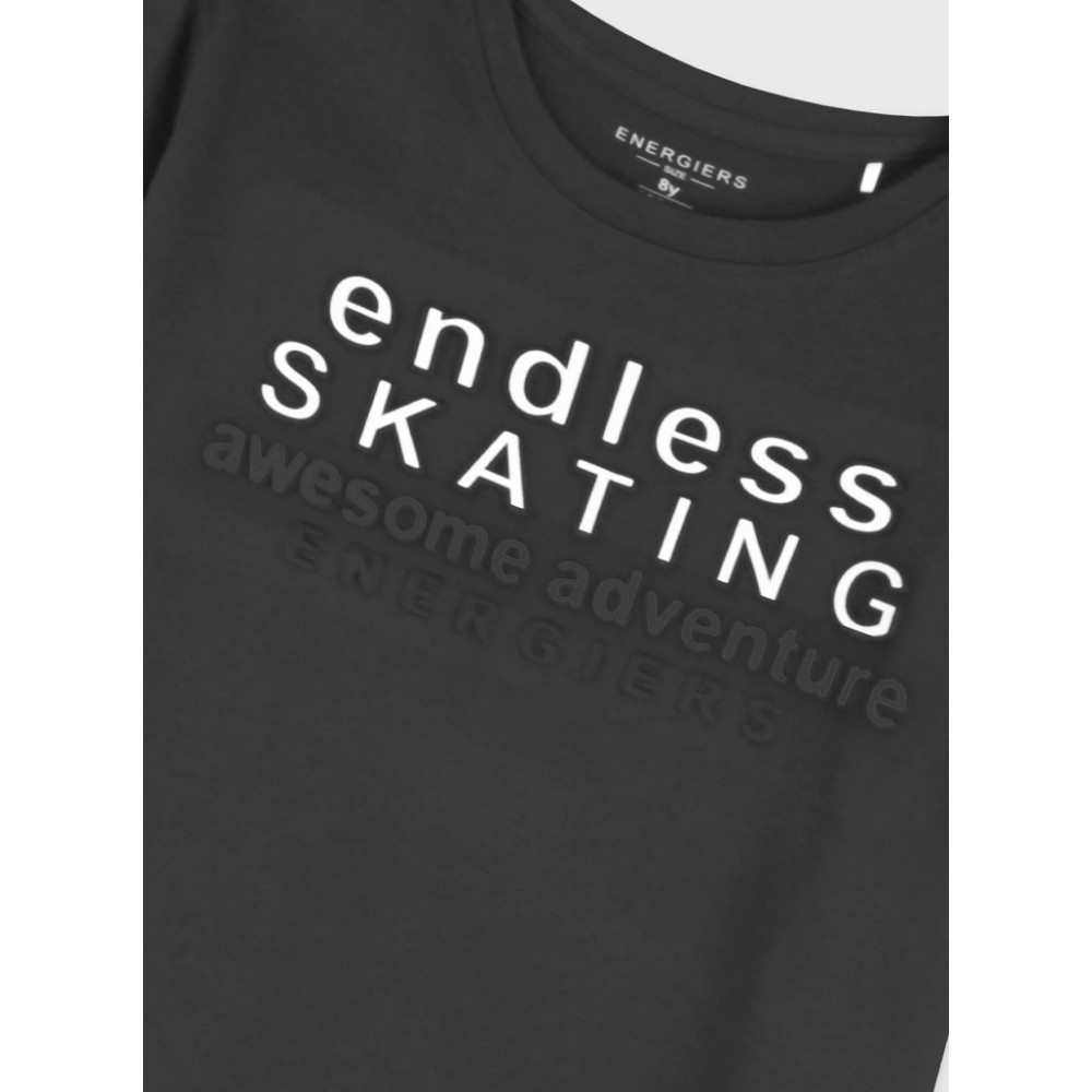 Εφηβική T-Shirt Μπλούζα Endless Skating Αγόρι (6-16) -Μαύρο- 13-226021-5