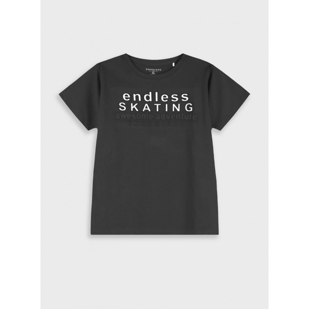 Εφηβική T-Shirt Μπλούζα Endless Skating Αγόρι (6-16) -Μαύρο- 13-226021-5