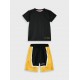 Εφηβικό Σετ Αθλητικό με Μπλούζα Sport και Βερμούδα Αγόρι (6-16) –Μουσταρδί– 13-226031-0