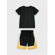 Εφηβικό Σετ Αθλητικό με Μπλούζα Sport και Βερμούδα Αγόρι (6-16) –Μουσταρδί– 13-226031-0