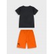 Εφηβικό Σετ Μακό με Μπλούζα Real Athletic και Βερμούδα Αγόρι (6-16) –Πορτοκαλί– 13-226047-0