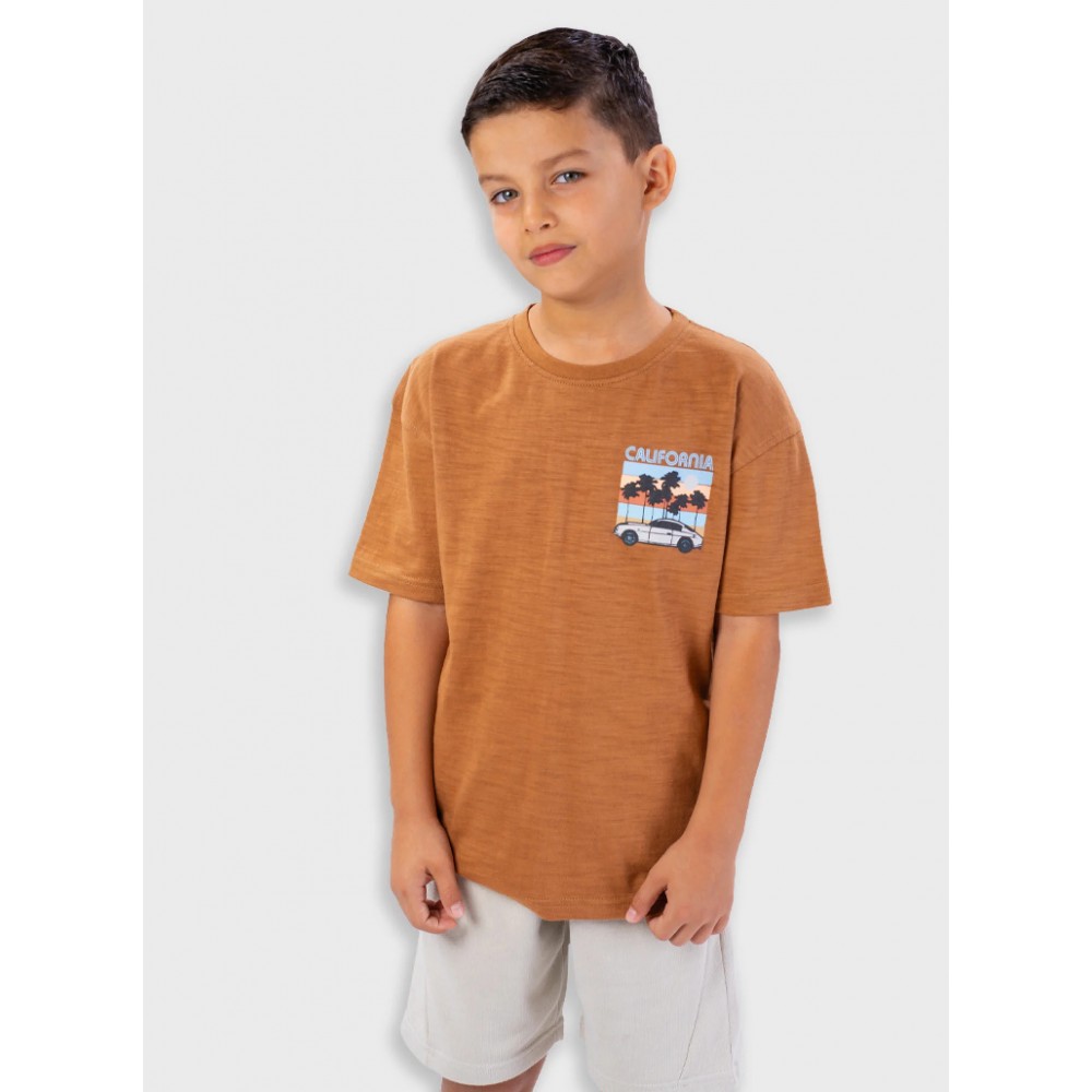 Εφηβικό Σετ Μακό με Μπλούζα California και Βερμούδα Αγόρι (6-16) –Πάγος– 13-226052-0