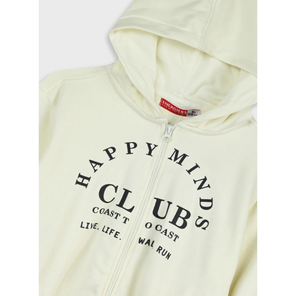 Εφηβικό Σετ Εποχής με Ζακέτα Happy Minds και Παντελόνι Φόρμας Αγόρι (6-16) -Ανθρακί- 13-226065-0