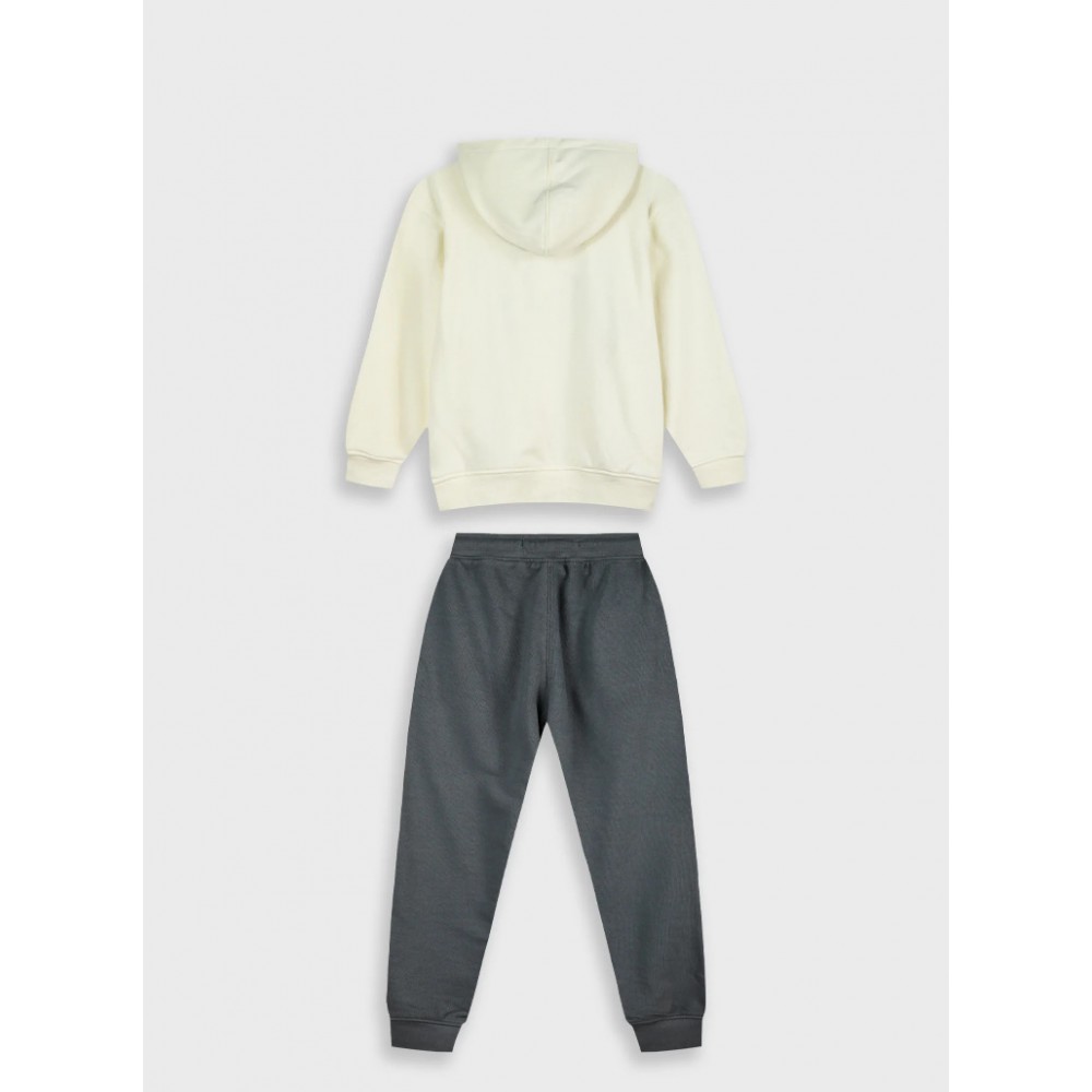 Εφηβικό Σετ Εποχής με Ζακέτα Happy Minds και Παντελόνι Φόρμας Αγόρι (6-16) -Ανθρακί- 13-226065-0