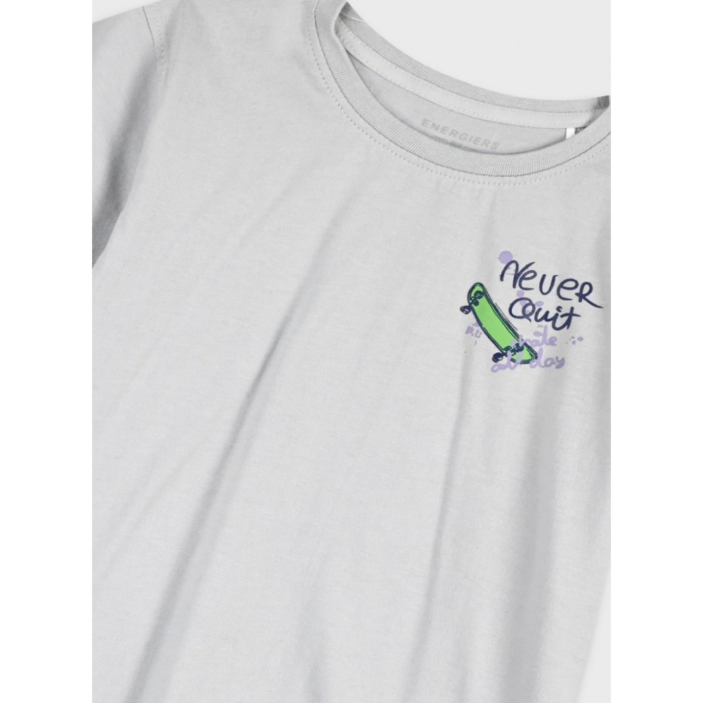 Εφηβικό Σετ Μακό με Μπλούζα Skate Board και Βερμούδα Αγόρι (6-16) –Μαρέν– 13-226070-0