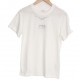 Μπλούζα T-Shirt Μακό με Στρας -Εκρού- 14761 Μπλούζα T-Shirt Μακό με Στρας -Εκρού- 14761