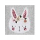 Παιδική Πλεκτή Μπλούζα Πουλόβερ Happy Bunny Κορίτσι (2-6) -Μελανζέ- 15-122303-6