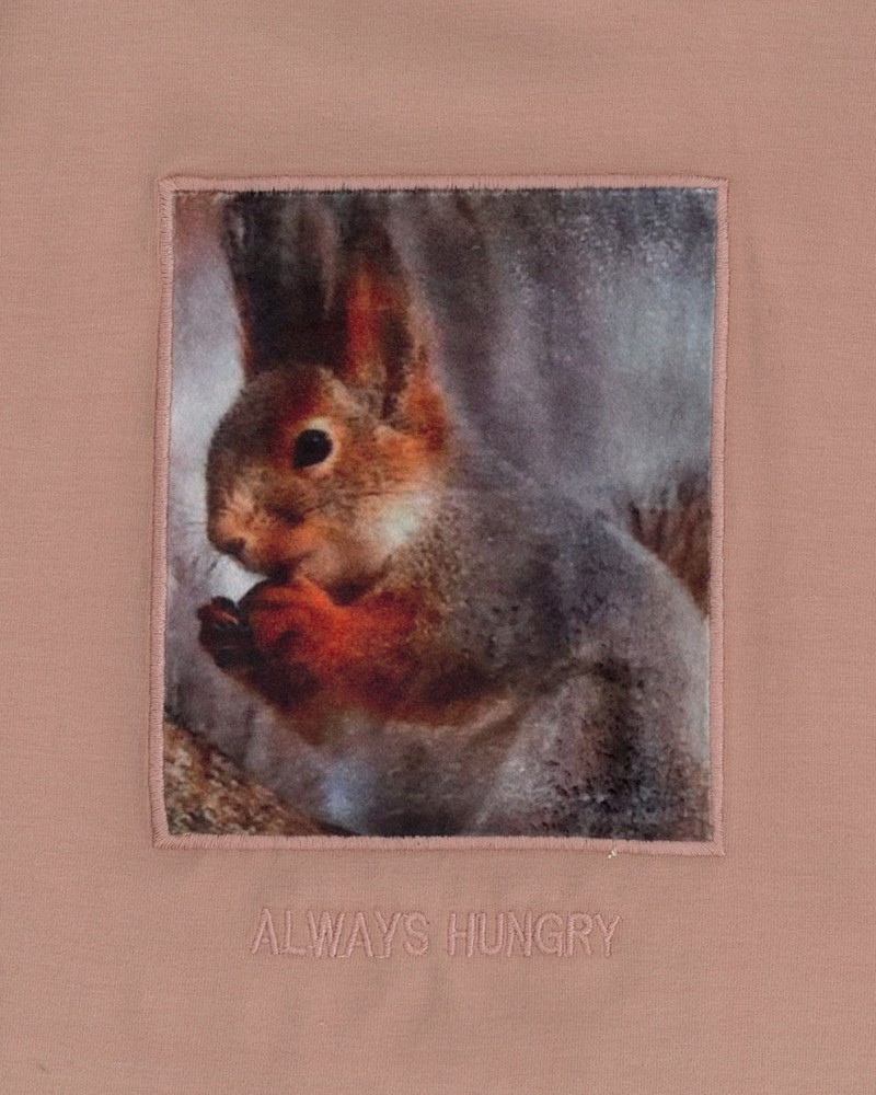 Παιδική Μπλούζα Με Τύπωμα Φωτογραφία Λαγός Κορίτσι -Ροζ- 15-122323-5