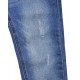 Παιδικό Τζιν Παντελόνι Ελαστικό Skinny Denim Με Καταστροφές Κορίτσι –Μπλέ Τζην– 15-123300-2