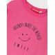 Παιδικό Σετ Φούτερ Φόρμας Με Τύπωμα Smile Κορίτσι (2-6) -Φούξια- 15-125387-0
