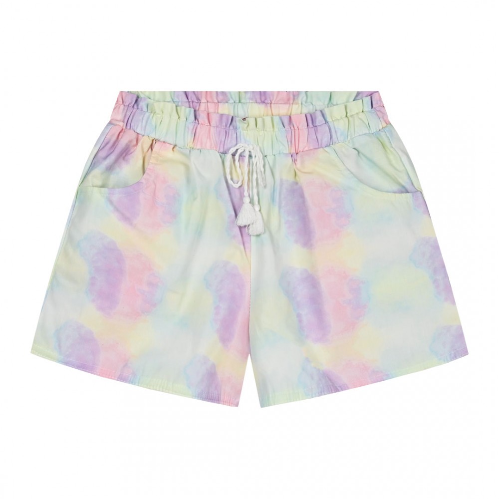 Παιδικό Σορτς Με Tie Dye Μοτίβο Κορίτσι -Πολύχρωμο- 15-224340-2