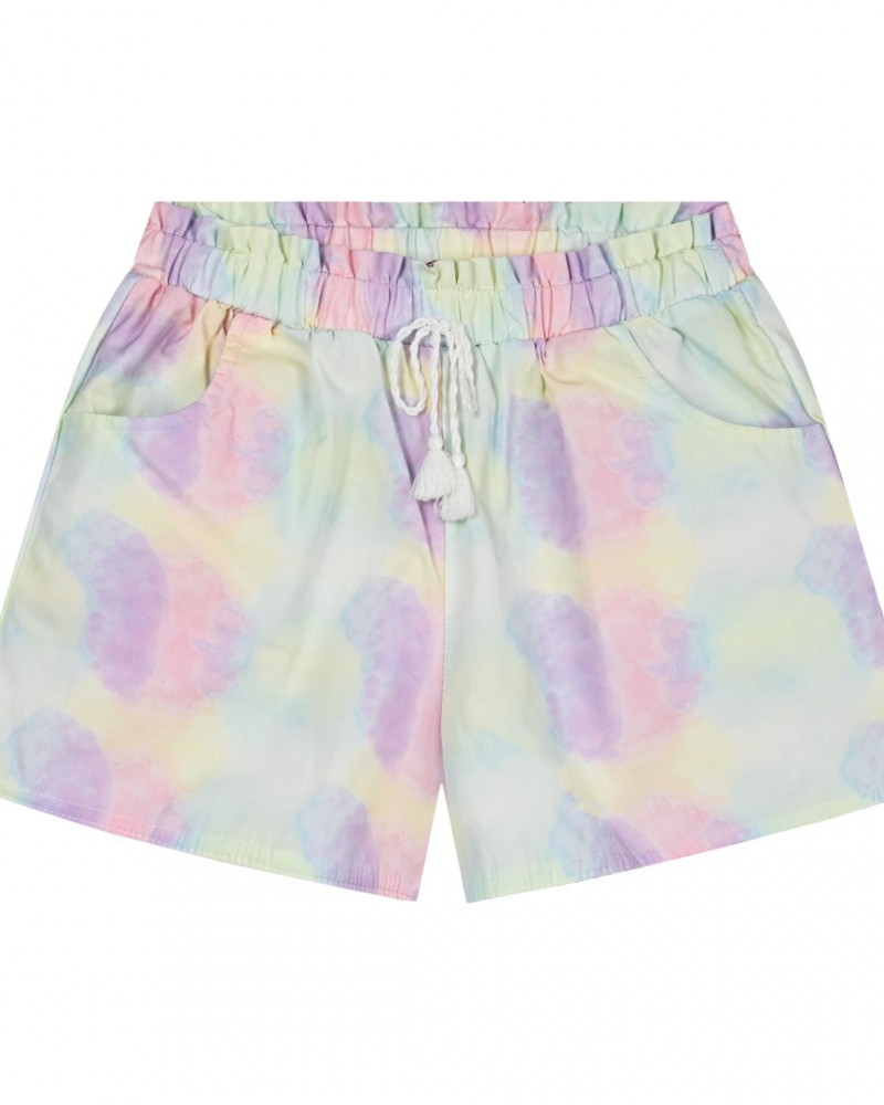 Παιδικό Σορτς Με Tie Dye Μοτίβο Κορίτσι -Πολύχρωμο- 15-224340-2