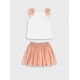 Παιδικό Σετ με Αμάνικο Μπλουζάκι Μπαλαρίνα Και Φούστα Τούλινη Κορίτσι (2-6) -Ροζ- 15-226300-0