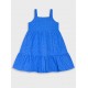Παιδικό Φόρεμα με Τιράντα και Κοφτό Κέντημα Κορίτσι (2-6) -Μπλε- 15-226311-7