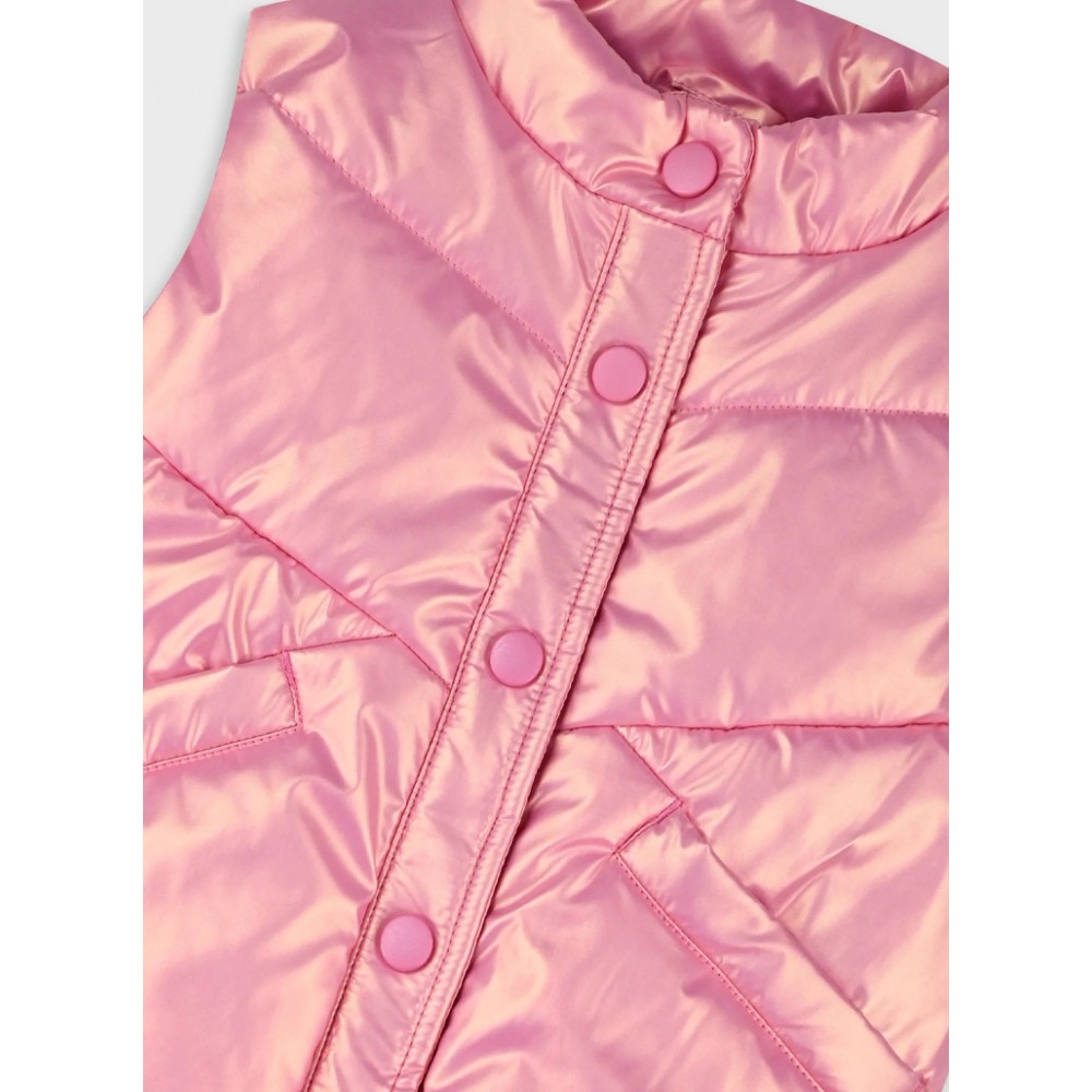 Παιδικό Γιλέκο Αμάνικο Λεπτό Κορίτσι (2-6) -Τριανταφυλλί- 15-226314-1