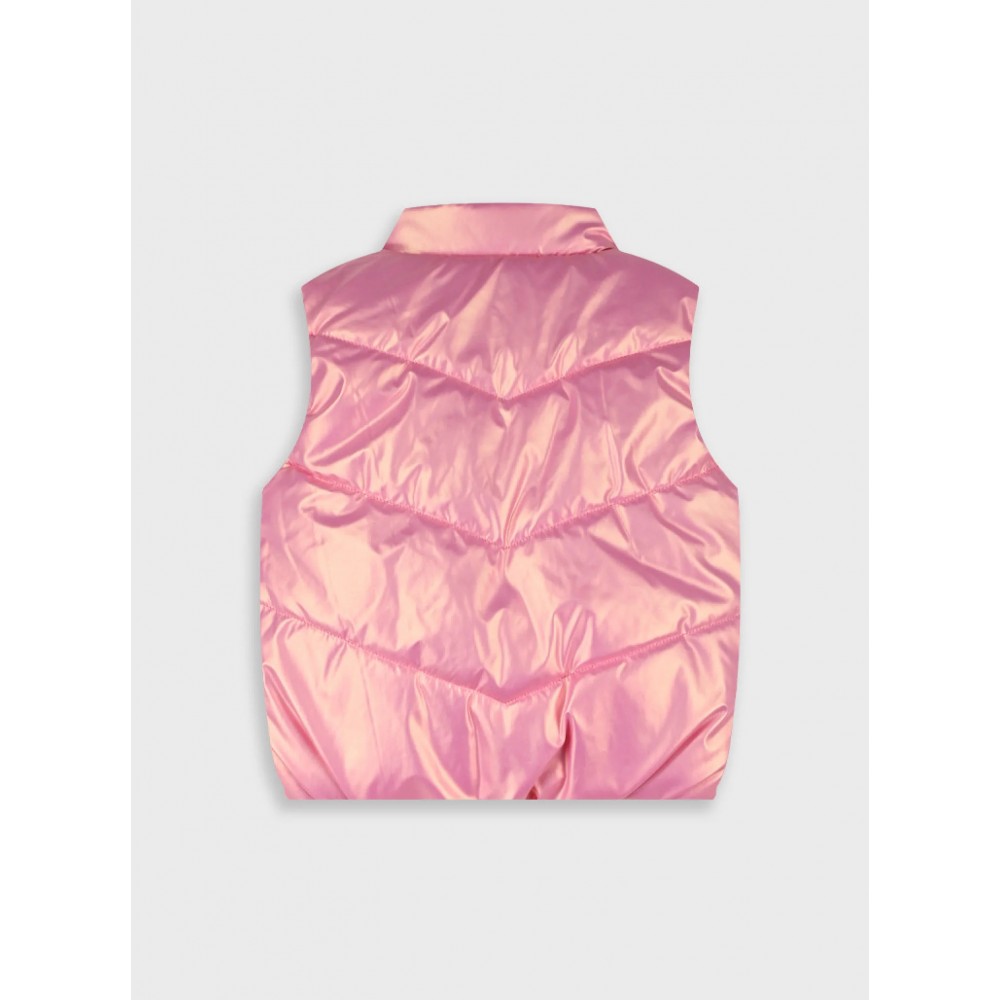 Παιδικό Γιλέκο Αμάνικο Λεπτό Κορίτσι (2-6) -Τριανταφυλλί- 15-226314-1