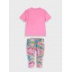 Παιδικό Σετ με Μπλουζάκι Summer και Κολάν Κάπρι Κορίτσι (2-6) -Εμπριμέ- 15-226344-0