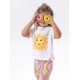 Παιδικό Σετ με Μπλουζάκι Ήλιος και Κολάν Κάπρι Κορίτσι (2-6) -Εμπριμέ- 15-226384-0