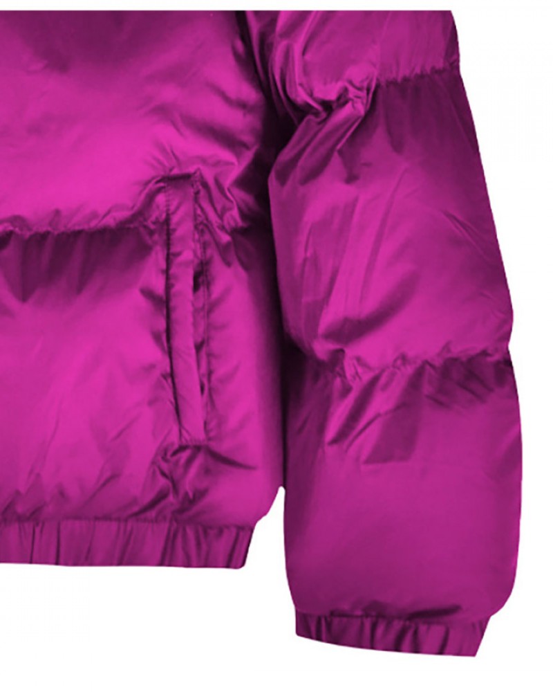 Εφηβικό Μπουφάν Puffer Με Κουκούλα Κορίτσι -Φούξ- 