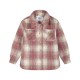 Εφηβικό Oversized Jacket Τύπου Πουκάμισο Καρώ Κορίτσι (6-16) -Καρρώ- 16-124208-1