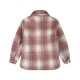 Εφηβικό Oversized Jacket Τύπου Πουκάμισο Καρώ Κορίτσι (6-16) -Καρρώ- 16-124208-1