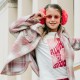 Εφηβικό Oversized Jacket Τύπου Πουκάμισο Καρώ Κορίτσι (6-16) -Καρρώ- 16-124208-1