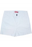 Εφηβικό Μονόχρωμο Shorts για Κορίτσι -Λευκό- 16-222223-2