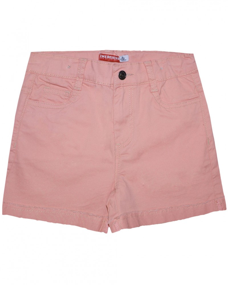 Εφηβικό Μονόχρωμο Shorts για Κορίτσι -Ροζ- 16-222223-2