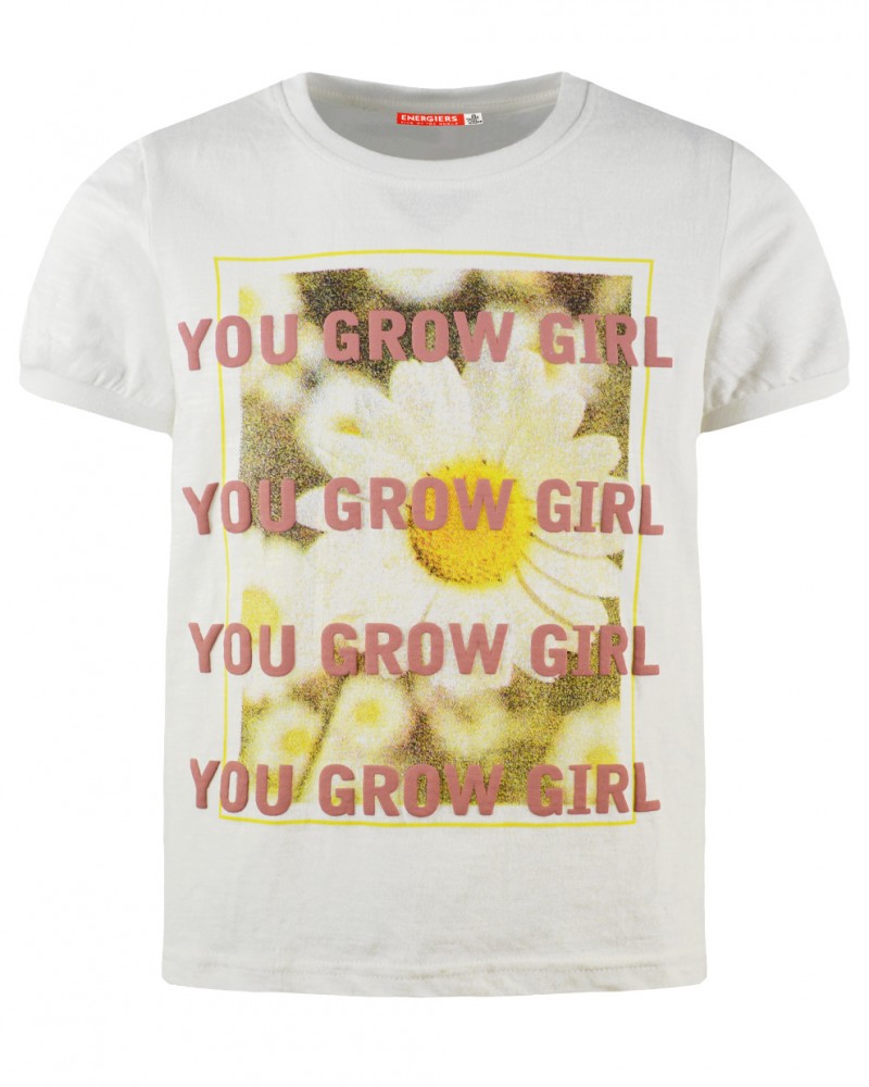Εφηβική Μπλούζα Μακό You Grow Girl Κορίτσι -Εκρού- 16-223226-5