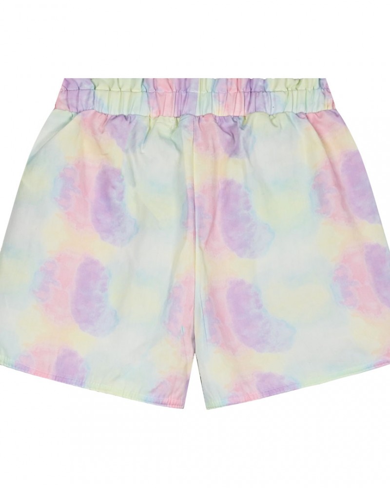 Εφηβικό Σορτς Με Tie Dye Μοτίβο Κορίτσι -Πολύχρωμο- 16-224240-2