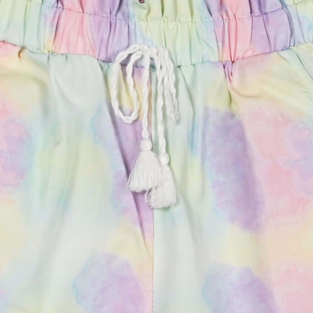 Εφηβικό Σορτς Με Tie Dye Μοτίβο Κορίτσι -Πολύχρωμο- 16-224240-2
