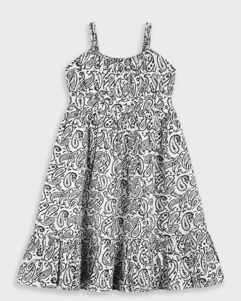 Εφηβικό Φόρεμα Teen Dress με Τιράντα Κορίτσι (6-16) -Εμπριμέ- 